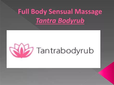Full Body Sensual Massage Sexual massage Lavra